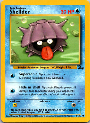 1999 Fossil 54/62 Shellder Common L124