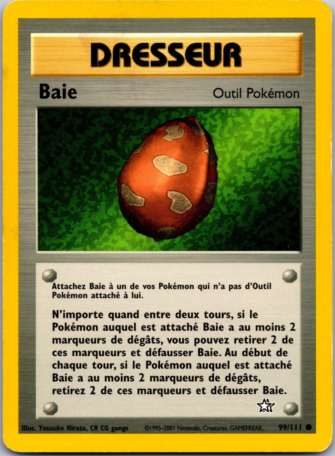 2001 Neo Genesis 099/111 Berry MP (French) Y16