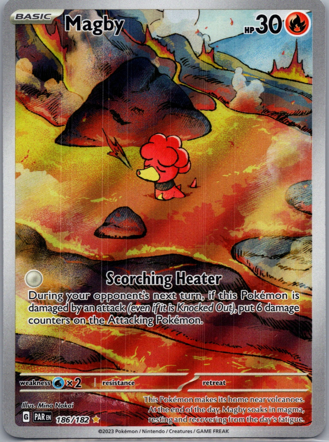 2023 SV04: Paradox Rift 186/182 Magby Illustration Rare F312