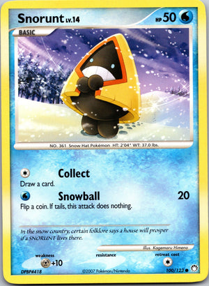 2007 Mysterious Treasures 100/123 Snorunt LP