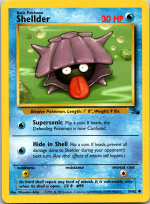 1999 Fossil 54/62 Shellder Common L127