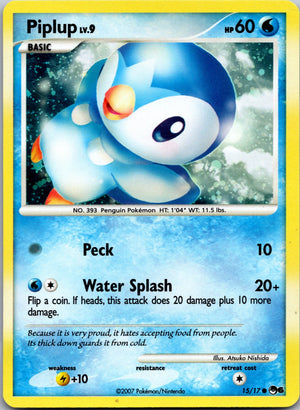 2026 POP Series 6 015/017 Piplup LP