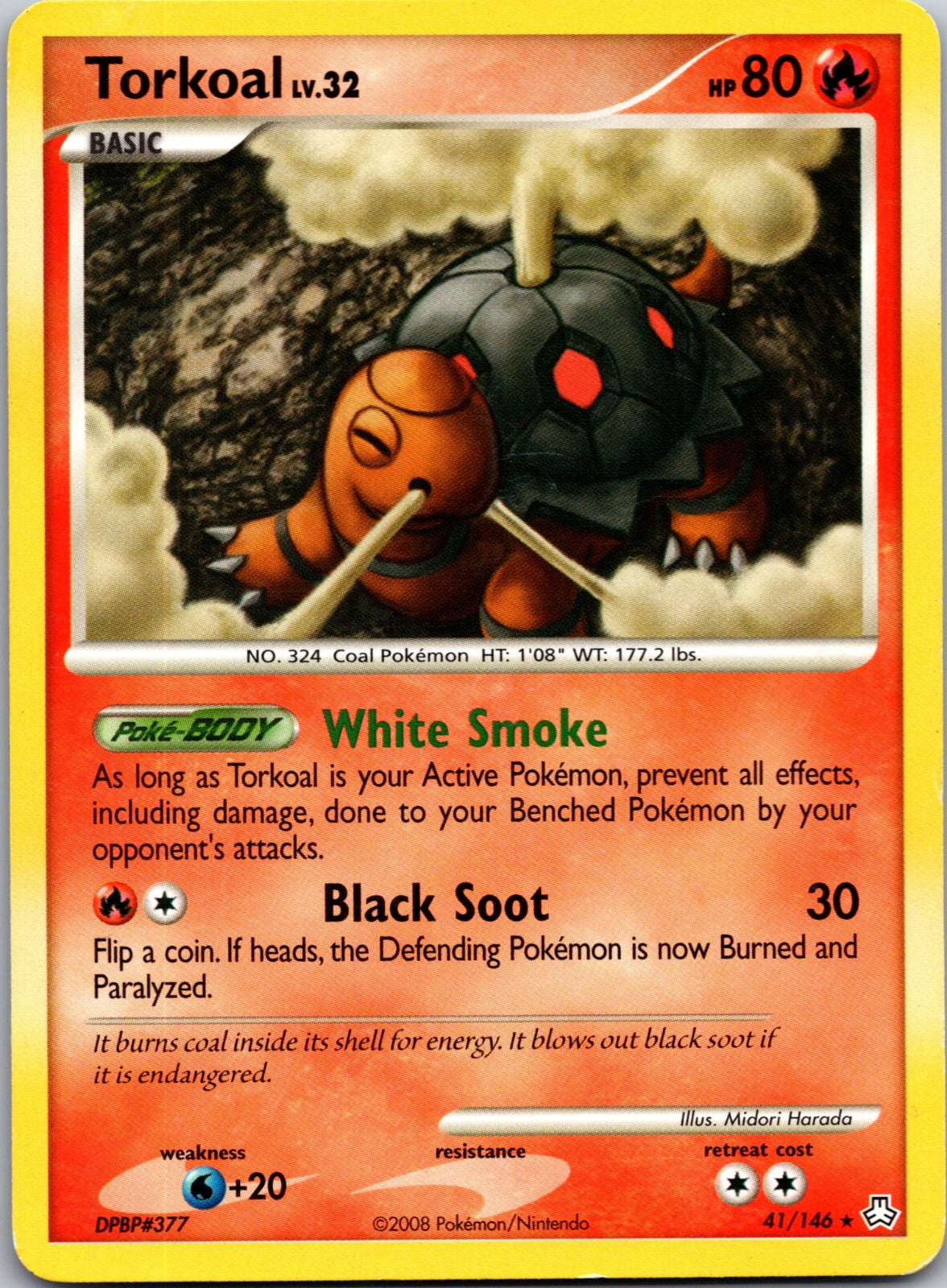2008 Legends Awakened 41/146 Torkoal LP