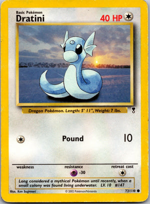 1999 Base Set (Shadowless) 026/102 Dratini LP