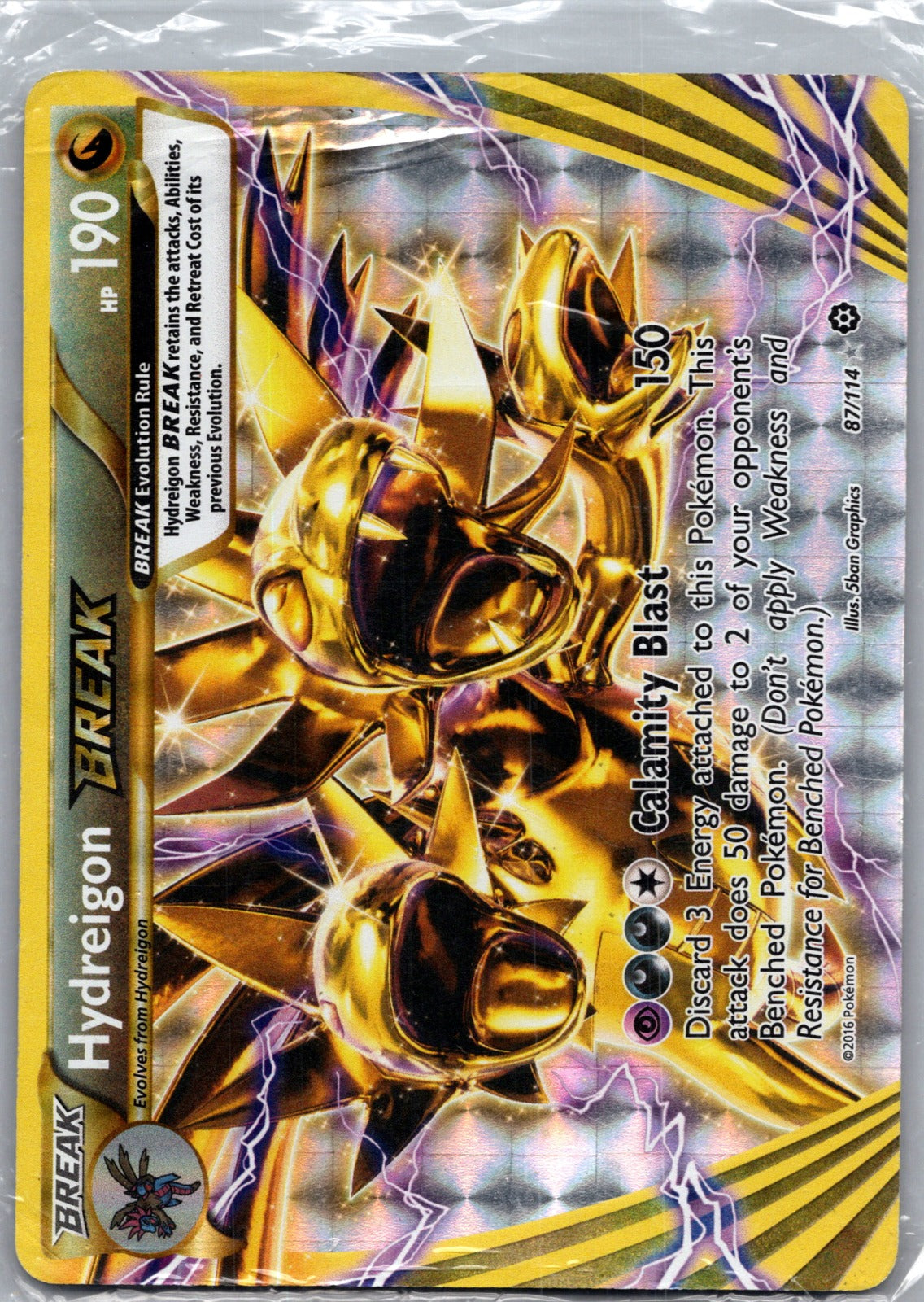 2016 Steam Siege 87/114 Hydreigon BREAK MP S254