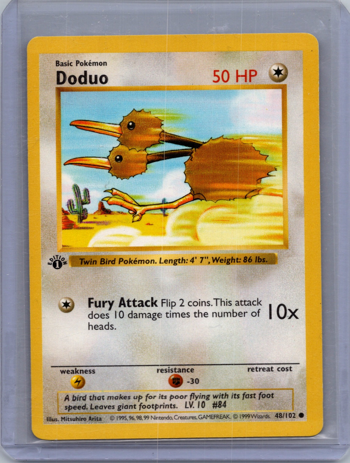 1999 Base Set [1st Edition] 048/102 Doduo Common T