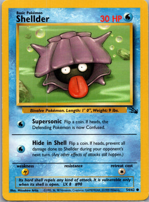 Fossil 54/62 Shellder Common NM