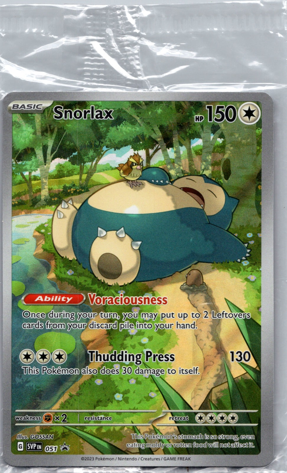 2023 SV: Scarlet & Violet Promo Cards 051 Snorlax NM