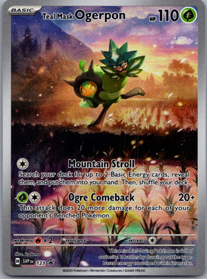 Teal Mask Ogerpon Holofoil Promo SV: Scarlet & Violet Promo Cards 123 NM