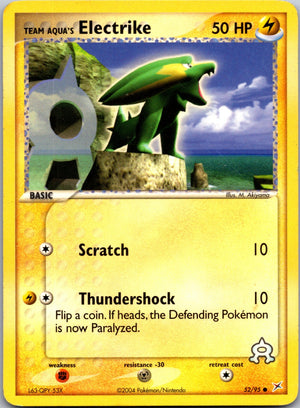 2004 Team Magma vs Team Aqua 52/95 Team Aqua's Electrike LP