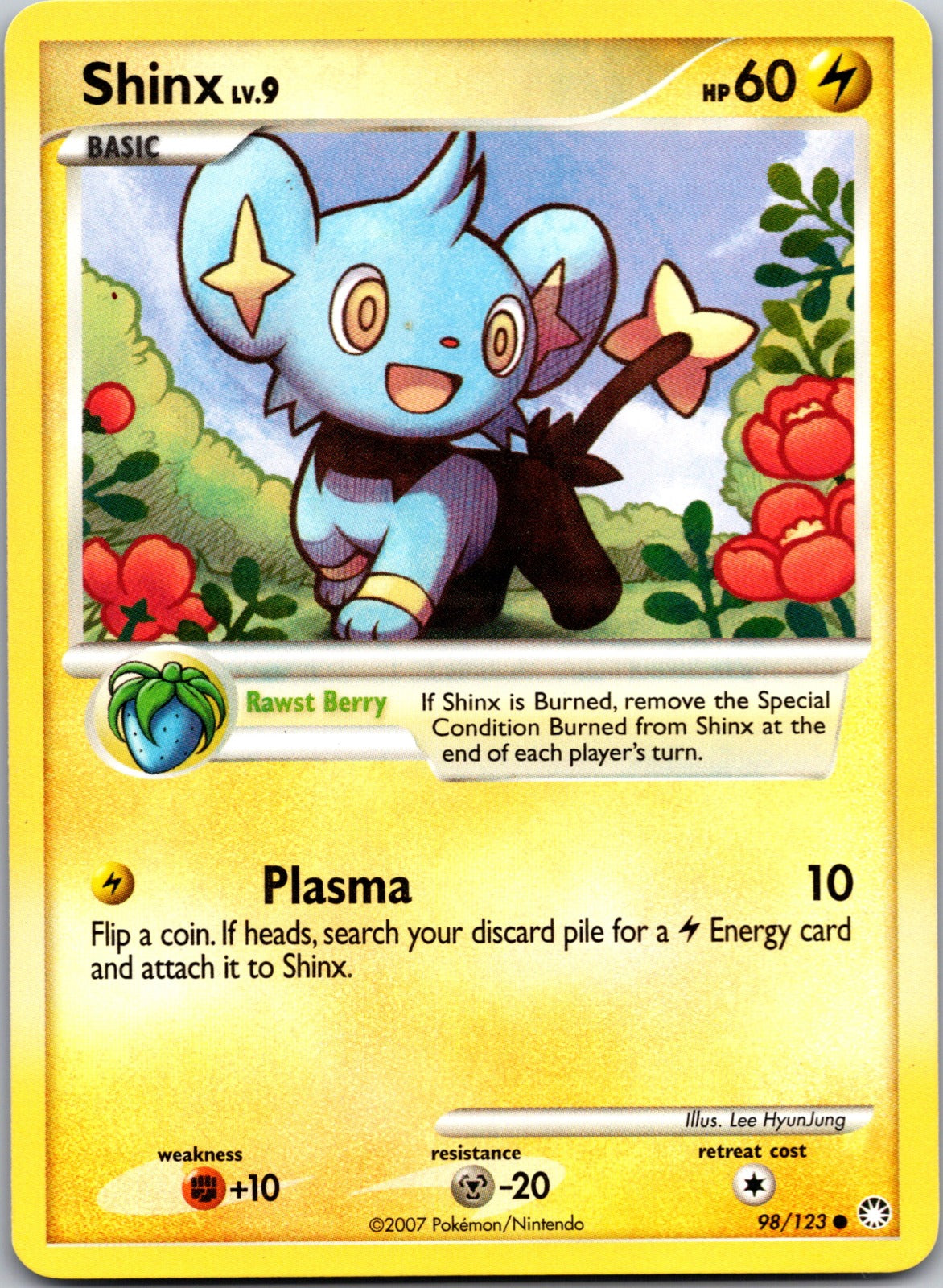 2008 Countdown Calendar Promo 098/123 Shinx LP