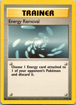 2000 Base Set 2 119/130 Energy Removal LP