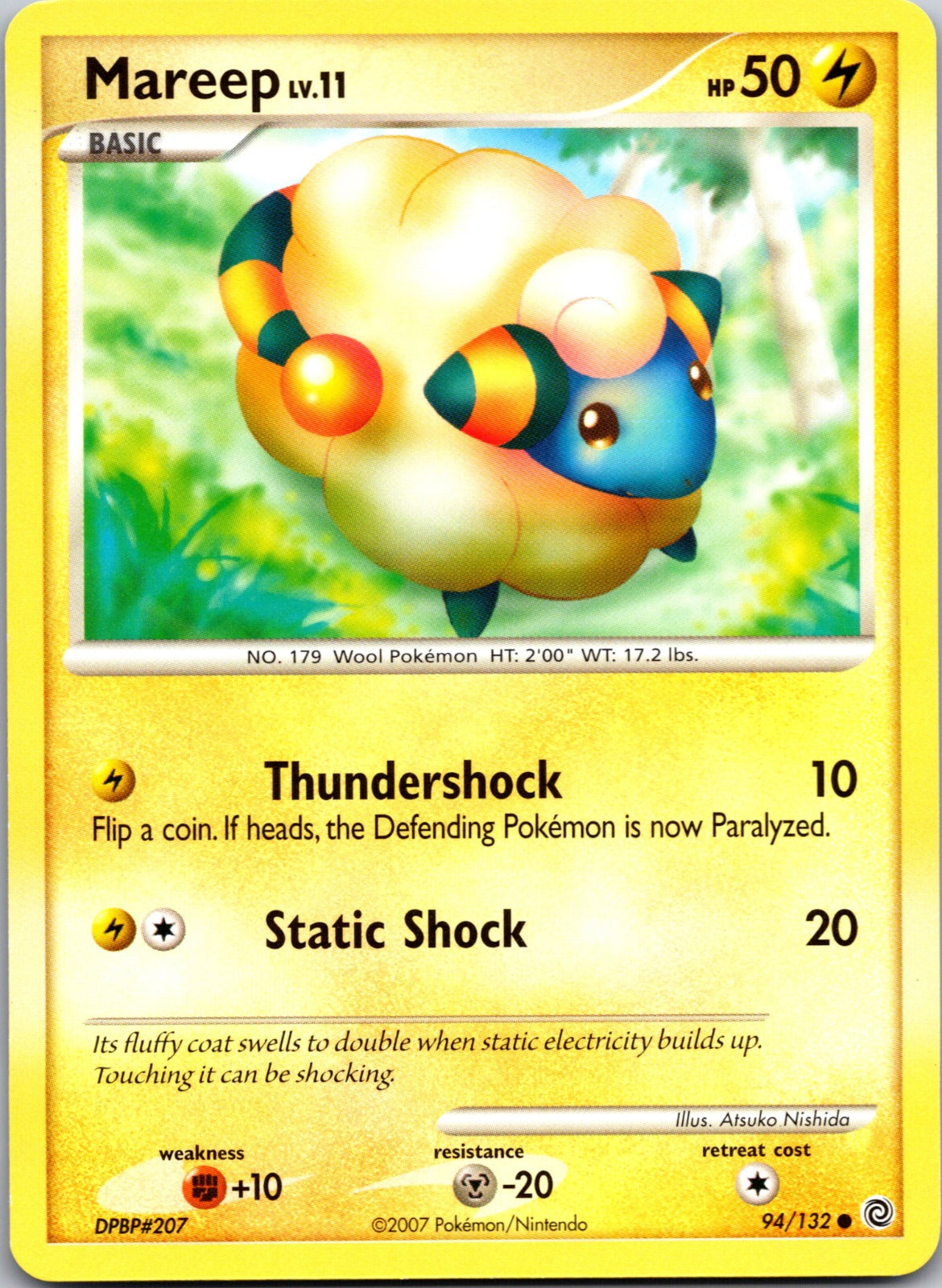 2007 Secret Wonders 94/132 Mareep LP