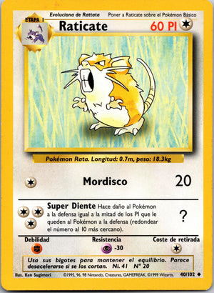 2000 Base Set 2 058/130 Raticate LP