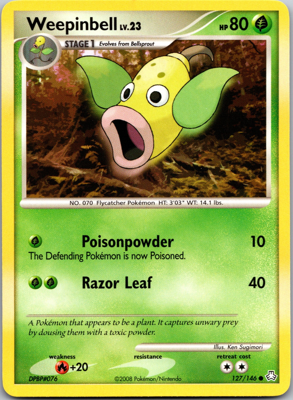 2008 Legends Awakened 127/146 Weepinbell LP