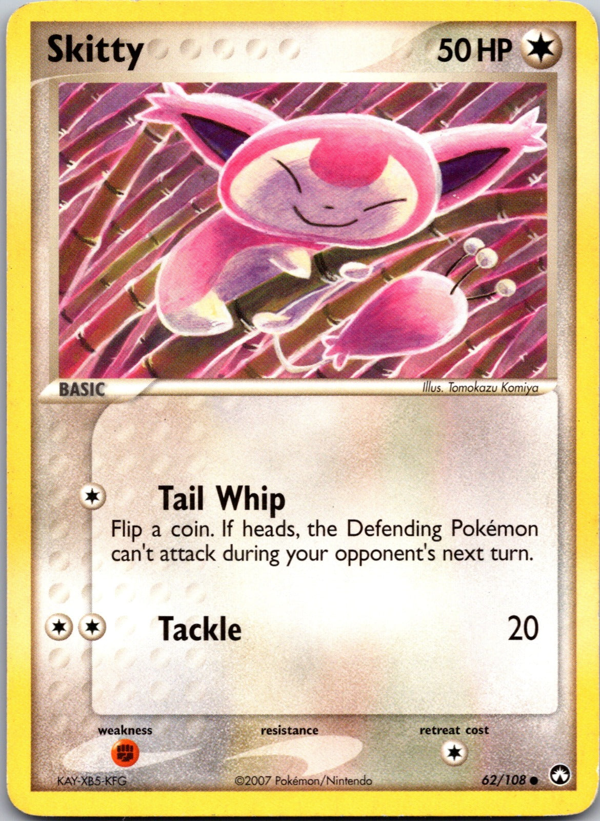 2007 Power Keepers 62/108 Skitty LP F190