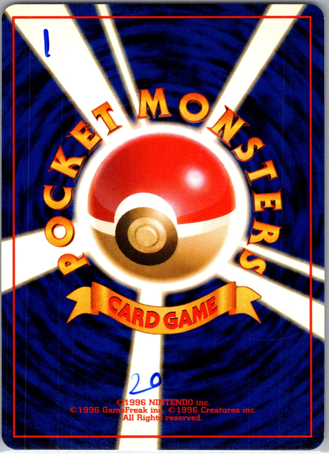 Challenge from the Darkness  Blaine's Tauros Common HP (Back)