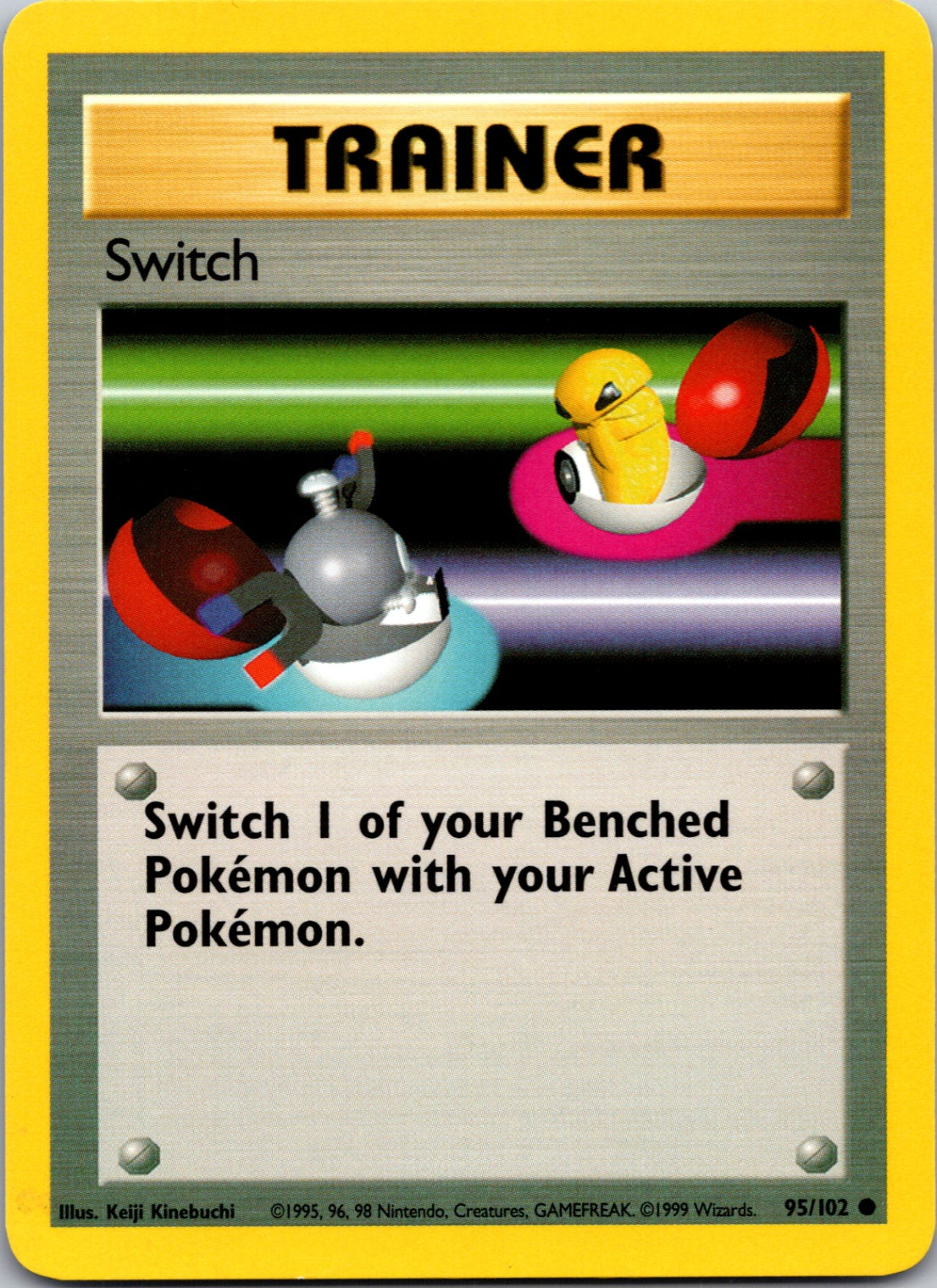 1999 Base Set #095/102 Switch Common C190