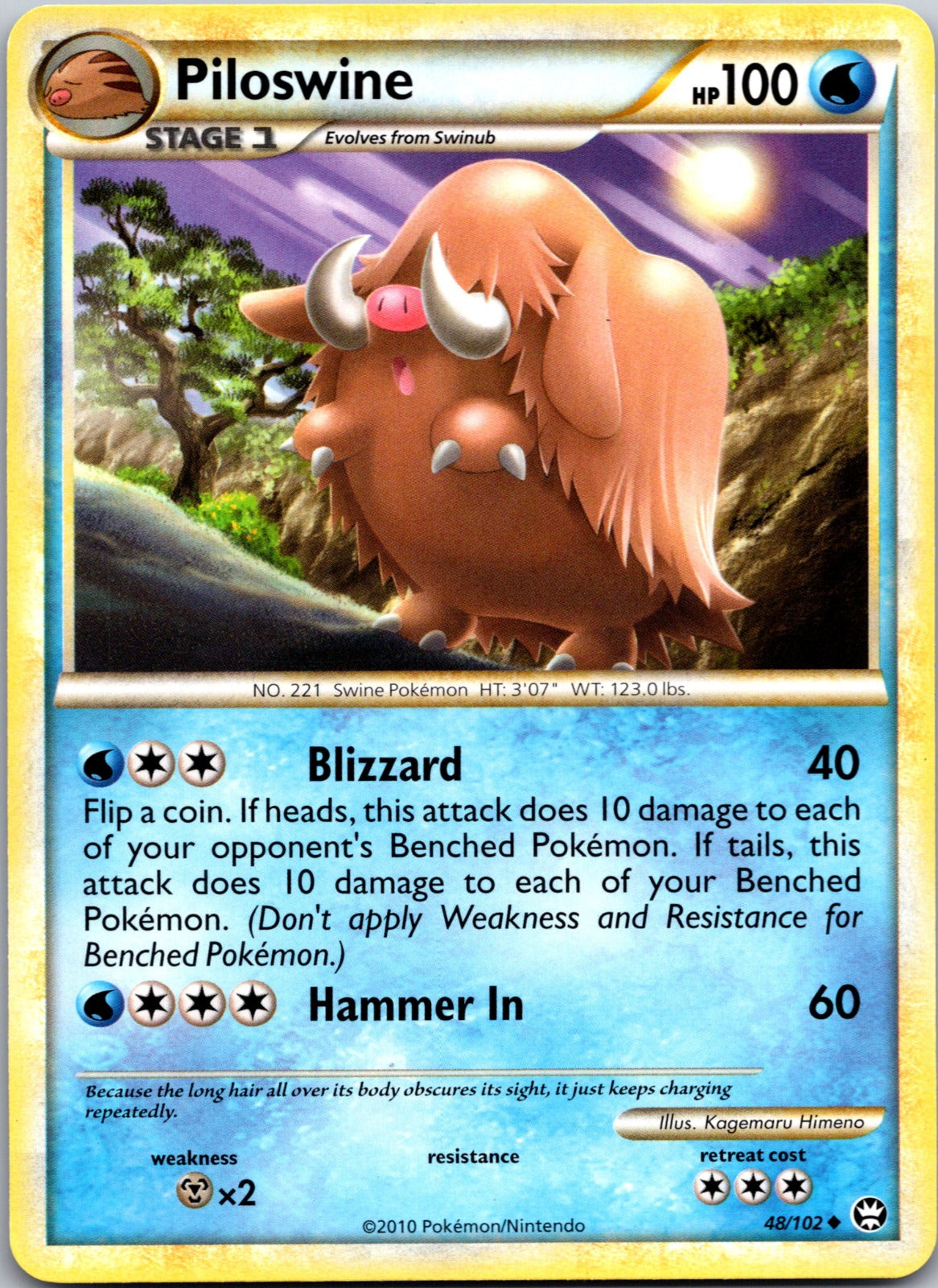 2010 Triumphant 48/102 Piloswine LP B42