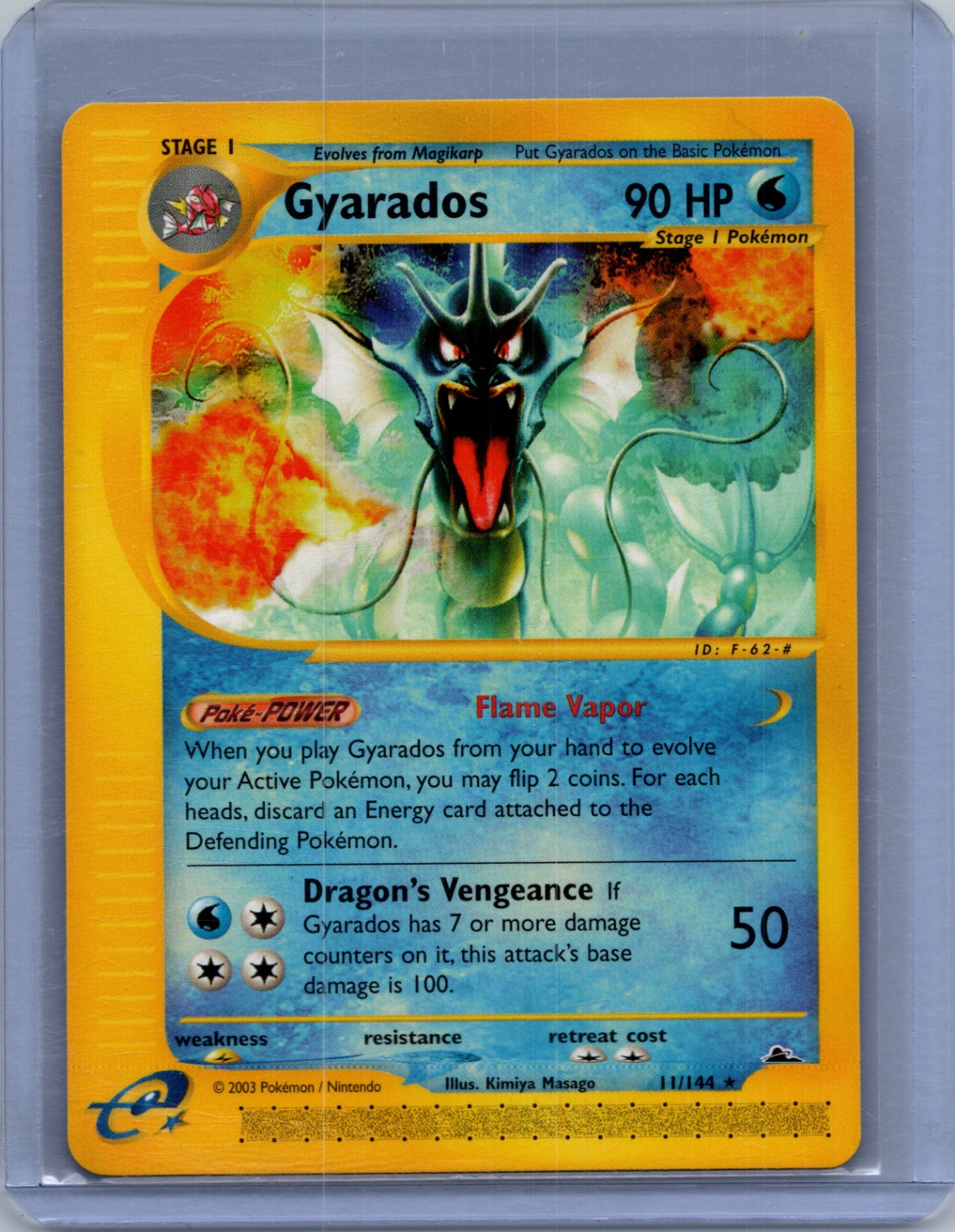 2003 Skyridge 011/144 Gyarados Non Holo