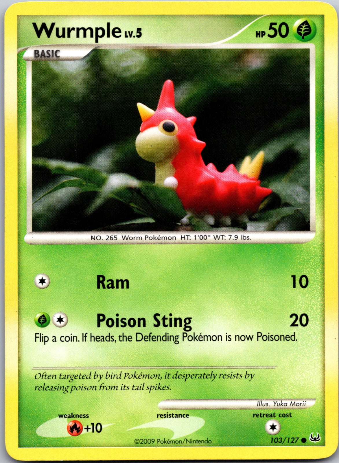 2009 Platinum 103/127 Wurmple LP