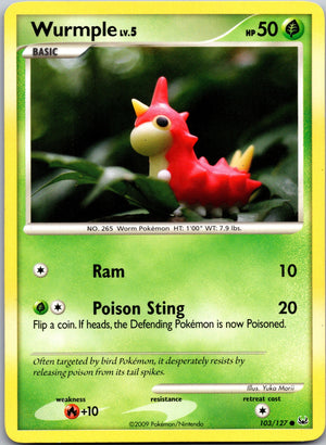 2009 Platinum 103/127 Wurmple LP