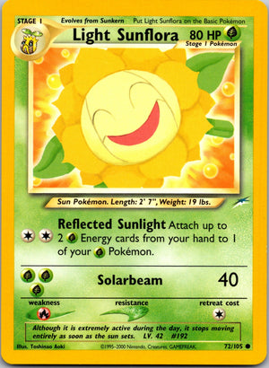 2002 Neo Destiny #072/105 Light Sunflora Common C139