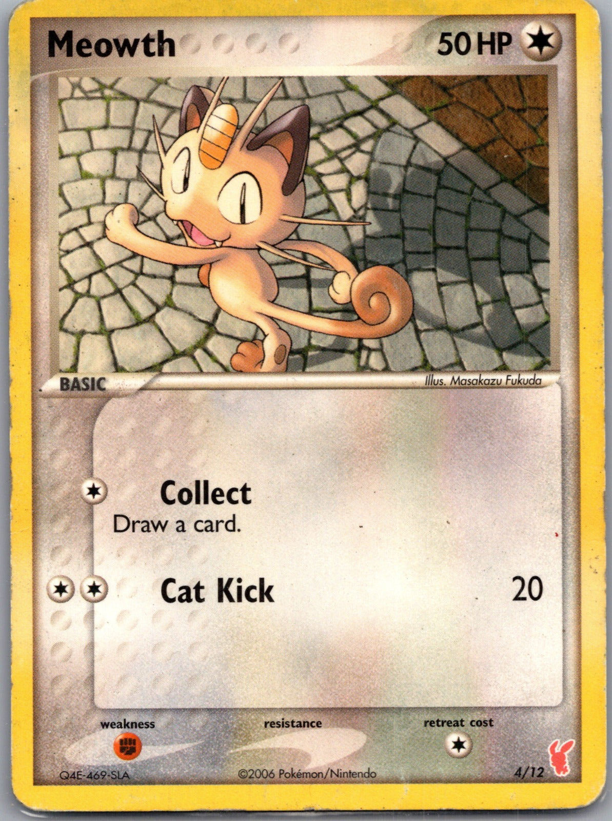 2004 FireRed and LeafGreen 69/112 Meowth LP