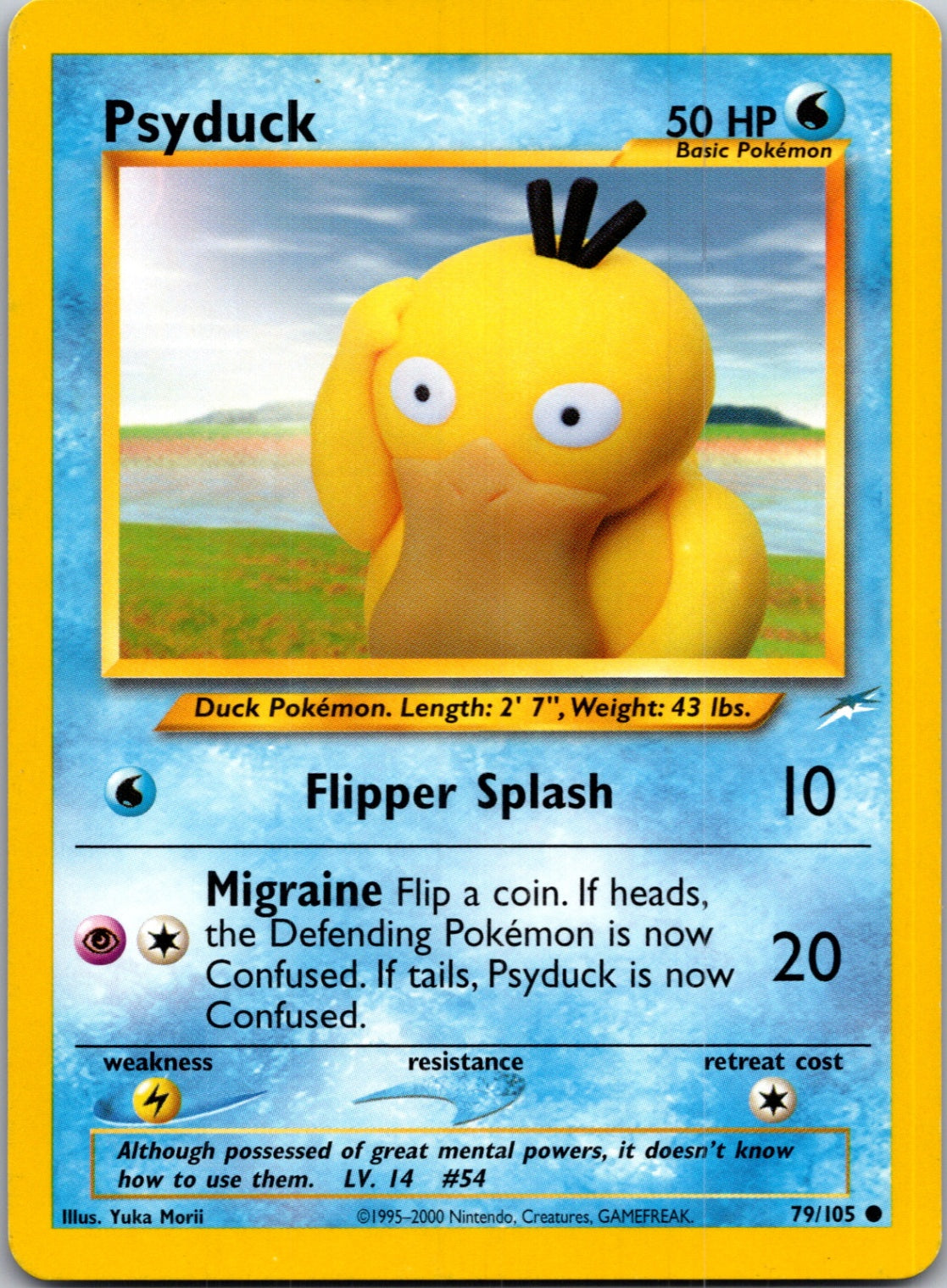 2002 Neo Destiny 079/105 Psyduck Common M168