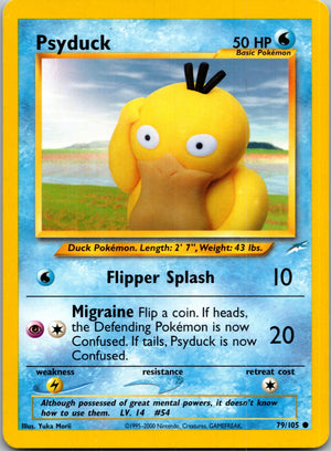 2002 Neo Destiny 079/105 Psyduck Common M168