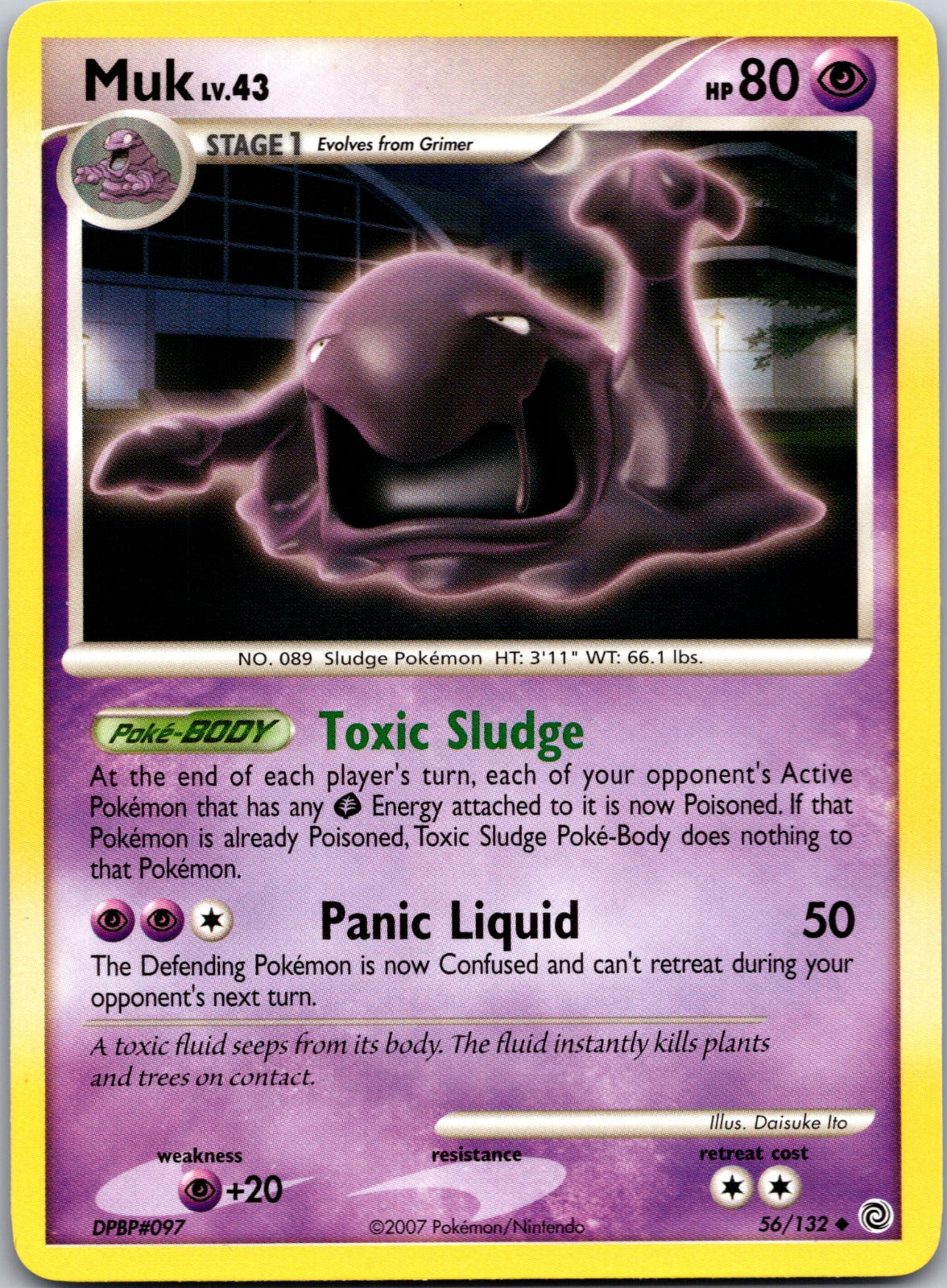 2007 Secret Wonders 56/132 Muk LP