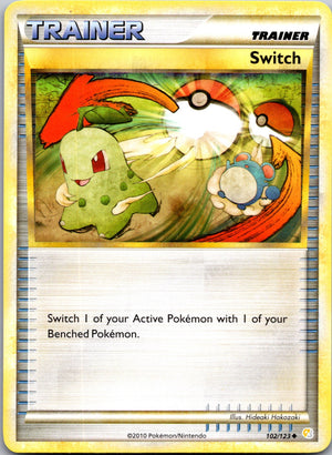 2010 HeartGold SoulSilver 102/123 Switch LP