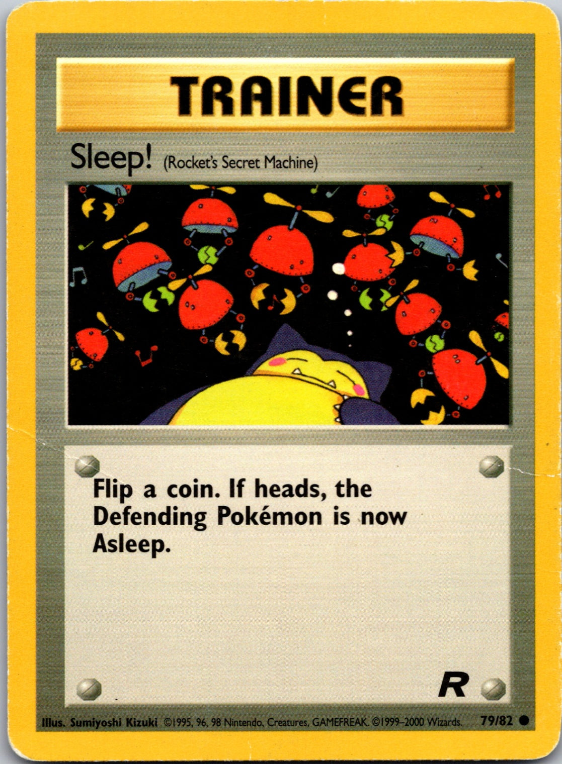 2000 Team Rocket 79/83 Sleep! Trainer C265