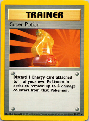 1999 Base Set 090/102 Super Potion Common