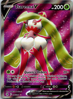 2021 SWSH08: Fusion Strike 246/264 Tsareena V (Full Art) NM