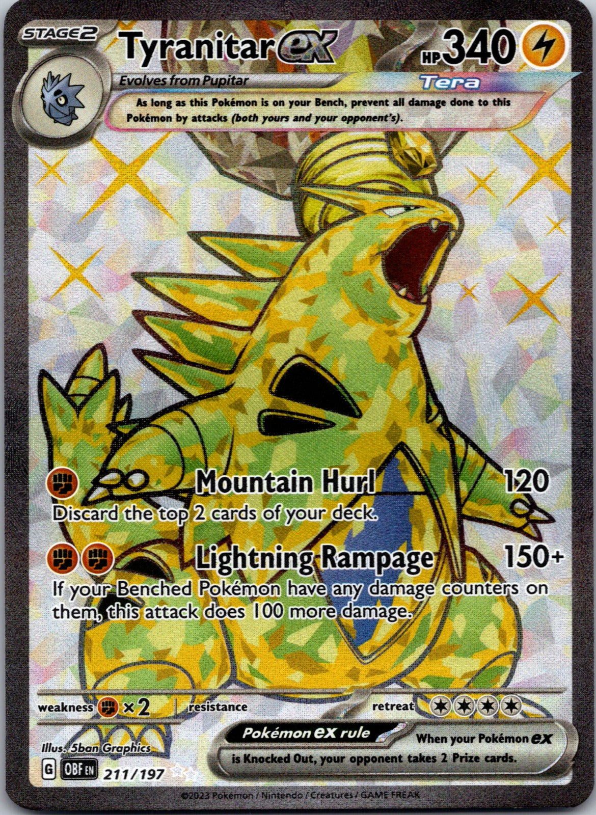 2022 Tyranitar S10b: Pokemon GO 043/071 NM