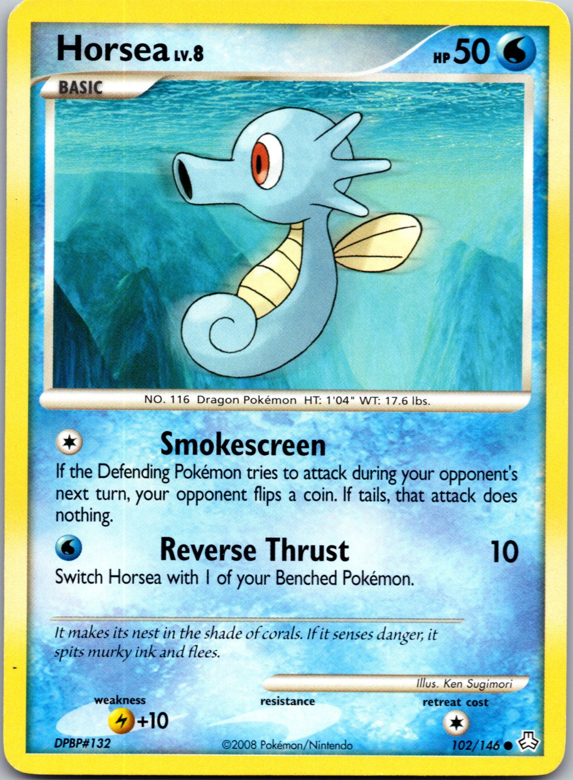 2008 Legends Awakened 102/146 Horsea LP