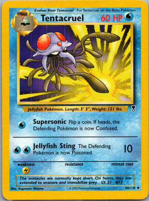 Fossil 44/62 Tentacruel Uncommon NM