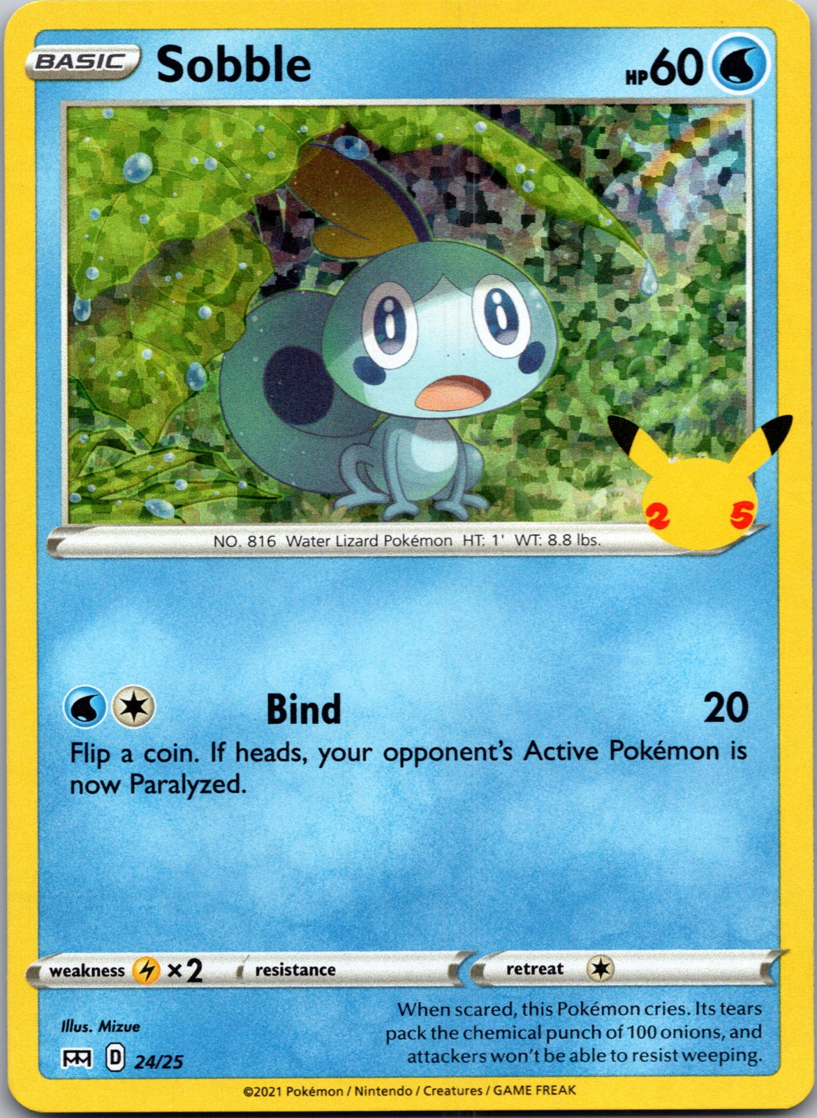 2019 SWSH: Sword and Shield Promo Cards SWSH003 Sobble LP