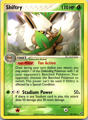 2005 Deoxys 25/107 Shiftry LP
