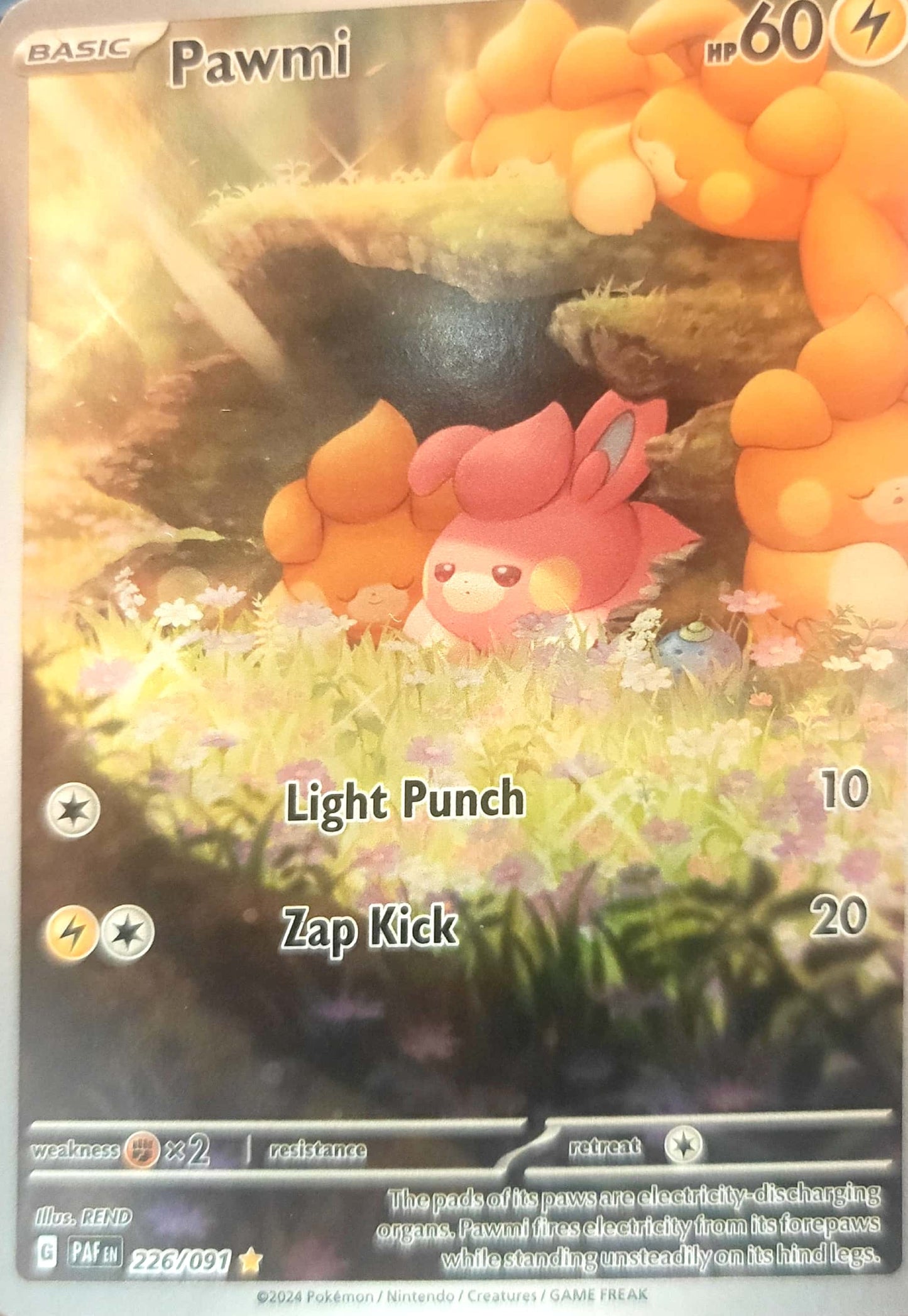 Pawmi #226 Pokemon Paldean Fates