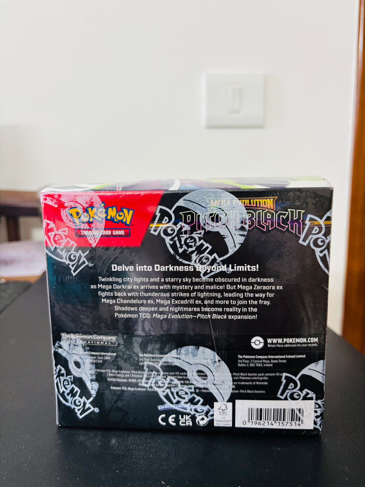 Pokémon TCG: Mega Evolution Pitch Black Booster Box