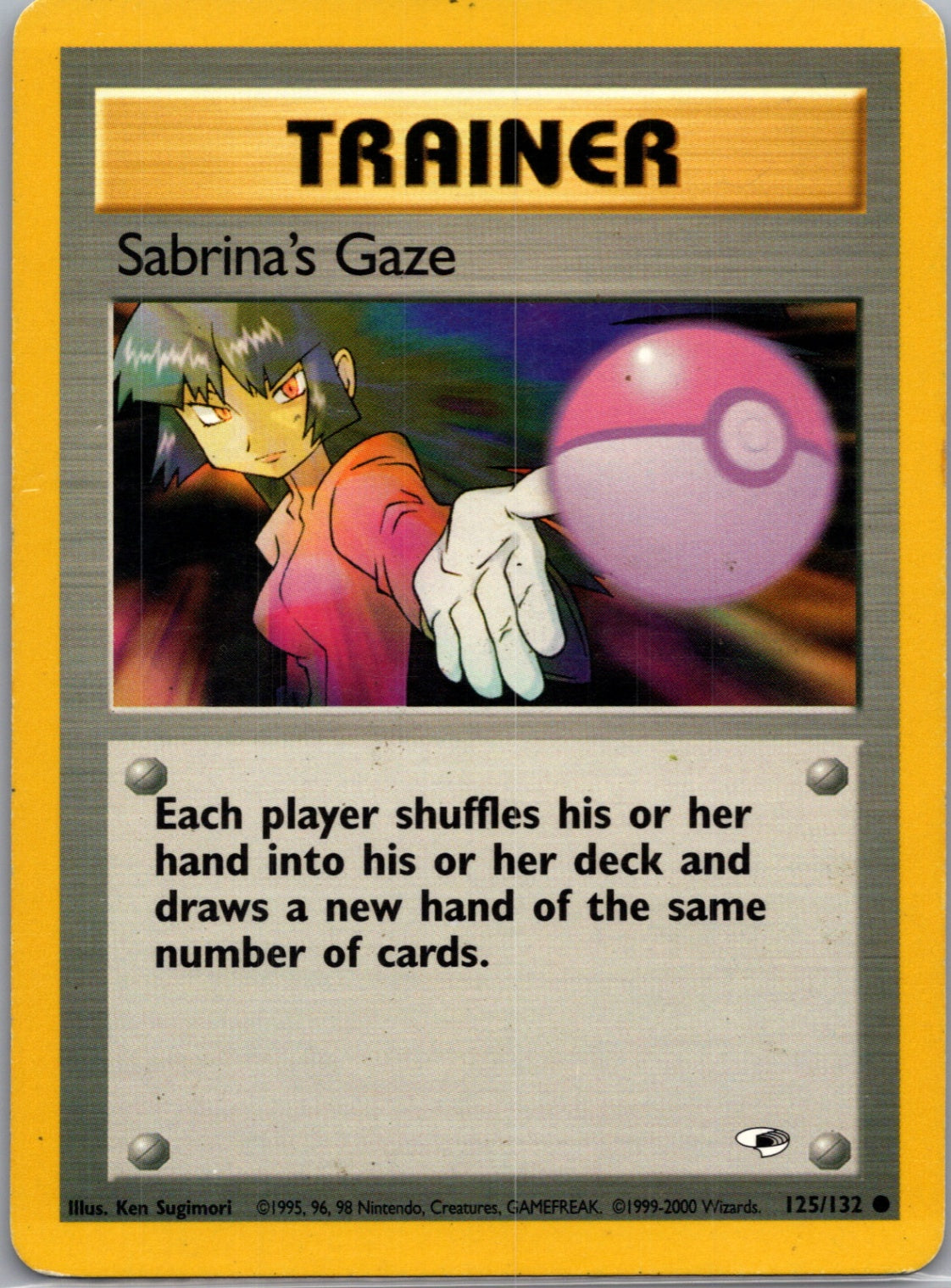 2000 Gym Heroes 125/132 Sabrina's Gaze Common M23