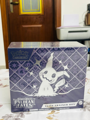 Paldean Fates Elite Trainer Box (Comes with Magnetic Acrylic Case)