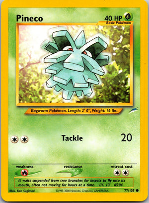 2002 Neo Destiny #077/105 Pineco Common C110