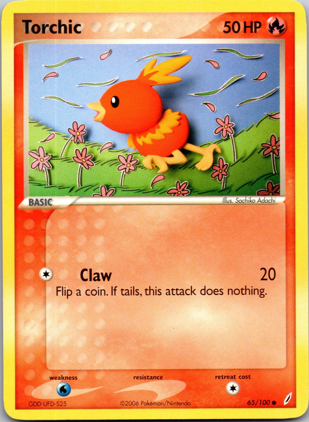 2006 Crystal Guardians 65/100 Torchic LP