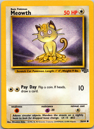 2002 Legendary Collection 053/110 Meowth LP