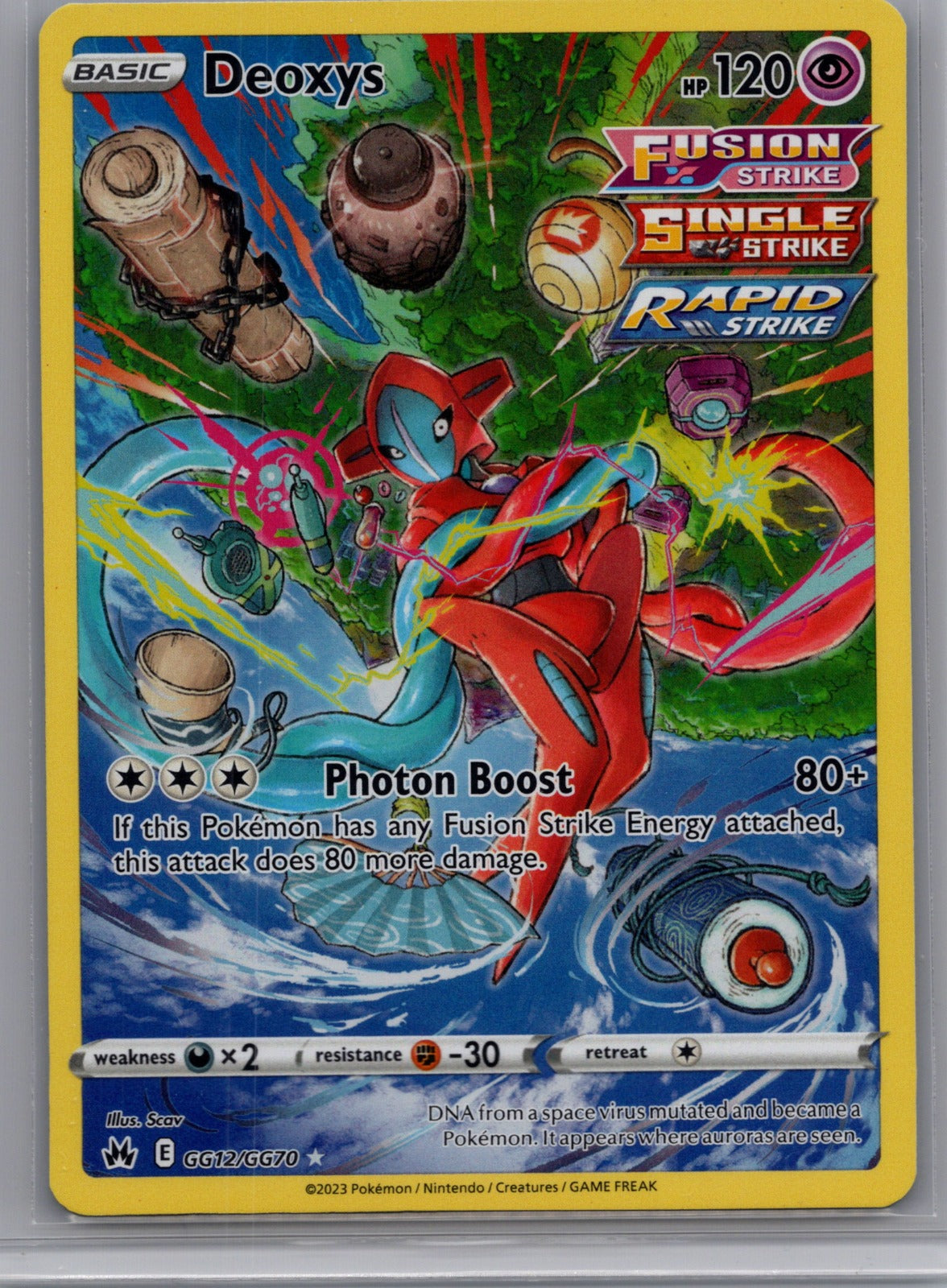 Deoxys Holo Ultra Rare SWSH: Crown Zenith: Galarian Gallery GG12/GG70 LP