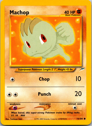 2002 Neo Destiny 073/105 Machop Common A197