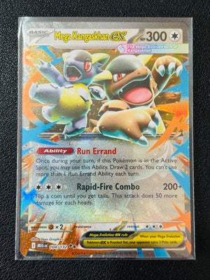 Mega Kangaskhan ex 104/132 Double Rare Mega Evolution Pokemon Near Mint